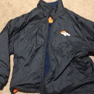 Reversable broncos jacket